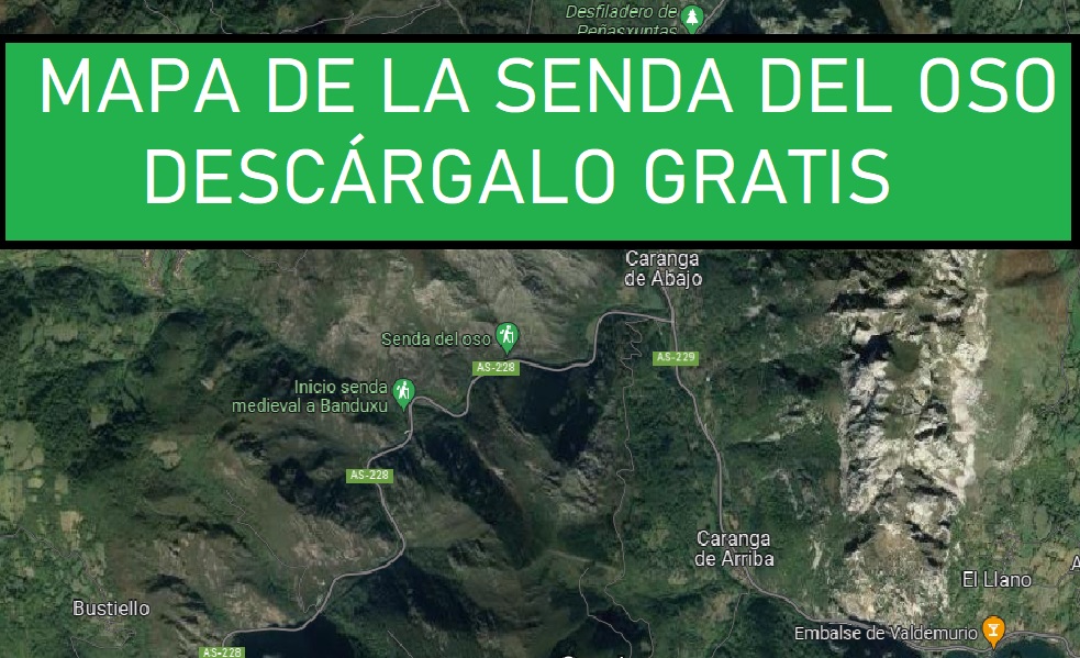 Descarga aquí el mapa de la Senda del Oso